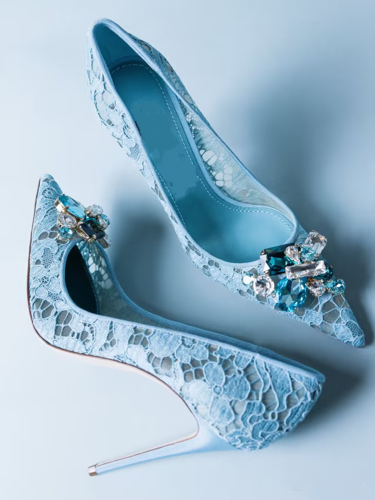 Sexy Style Lace Crystal Pointe - Women'S Fashion Show ulasan dan harga