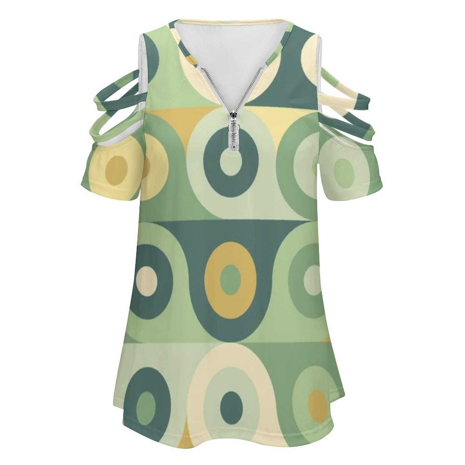 Groovy 70's Pattern Women Zipp - Women'S Fashion Of The 70S ulasan dan harga