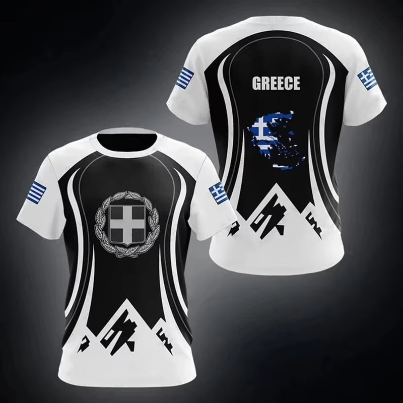 Greece Flag Map 3d Printed T S - Women'S Fashion Guide ulasan dan harga