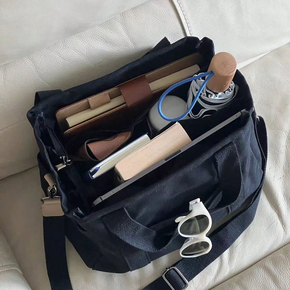 Canvas Crossbody Tote Bag With - Canvas Tote Bag ulasan dan harga