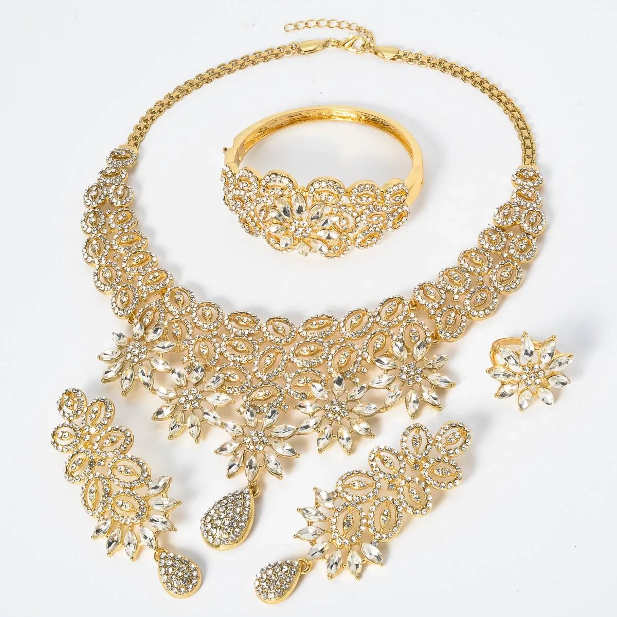 Nigeria Dubai Rihinestone Wedd - Women Fashion Uae ulasan dan harga