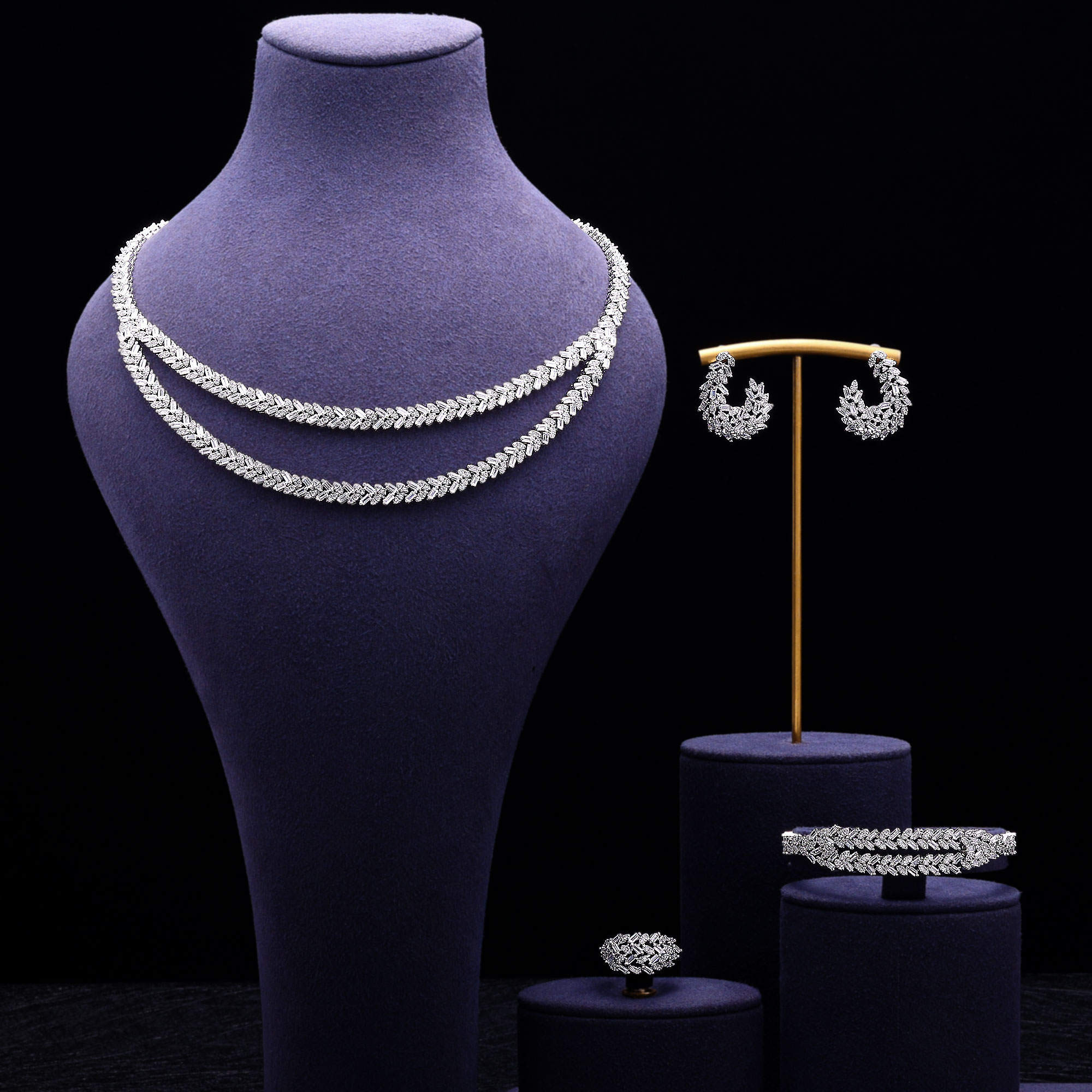 Luxury Elegant Bridal Jewelry  - Women Fashion Uae ulasan dan harga