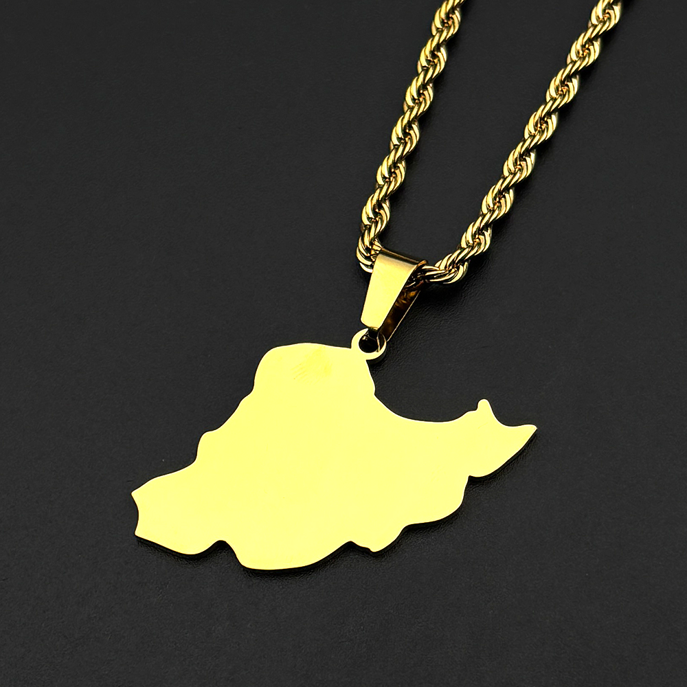 Iran Map Flag Pendant Necklace - Women'S Fashion Guide ulasan dan harga
