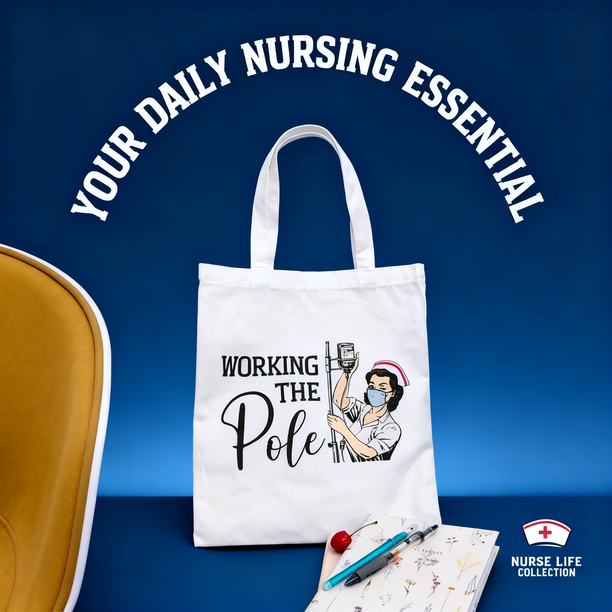 Nurse Canvas Tote Bag Women's  - Canvas Tote Bag ulasan dan harga