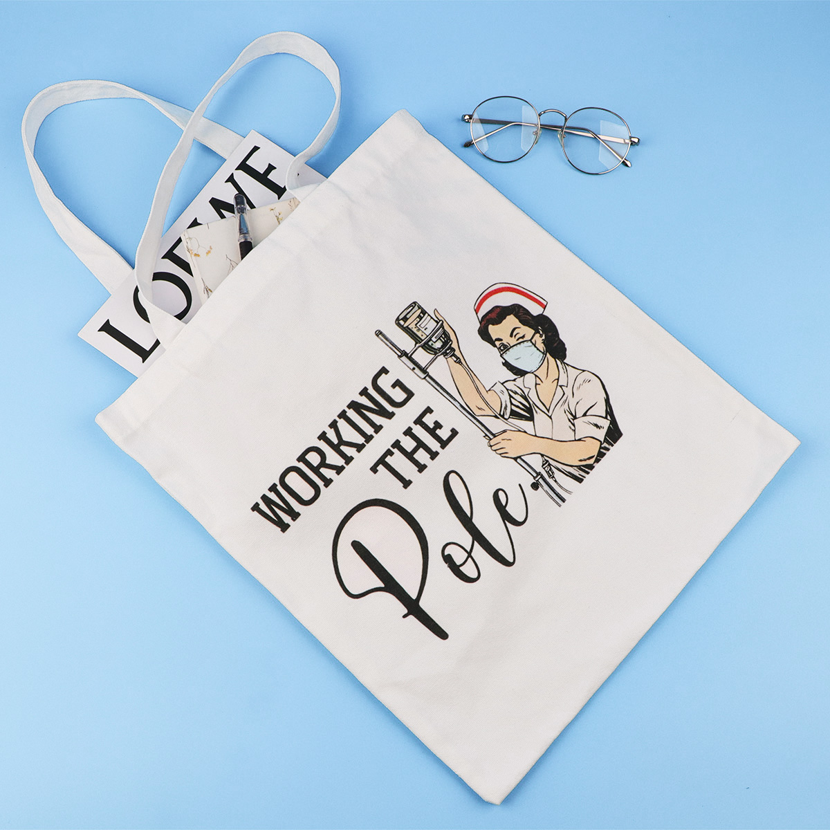 Nurse Canvas Tote Bag Women's  - Canvas Tote Bag ulasan dan harga
