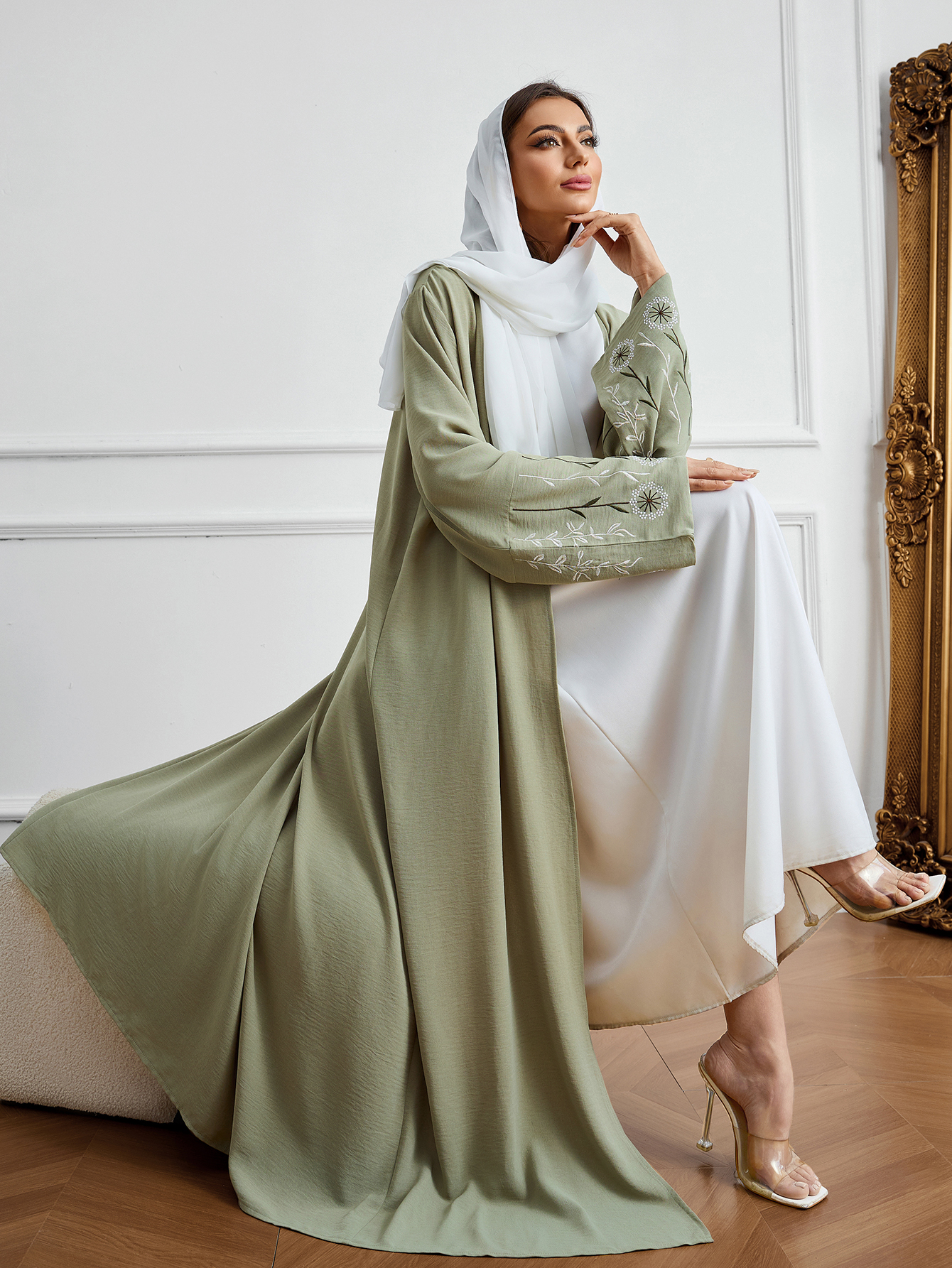 UAE Elegant Muslim Abaya for W - Women Fashion Uae ulasan dan harga