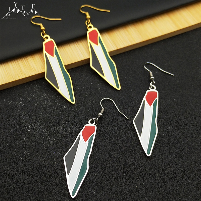 Arabic Enamel Palestine Map Ho - Women'S Fashion Guide ulasan dan harga