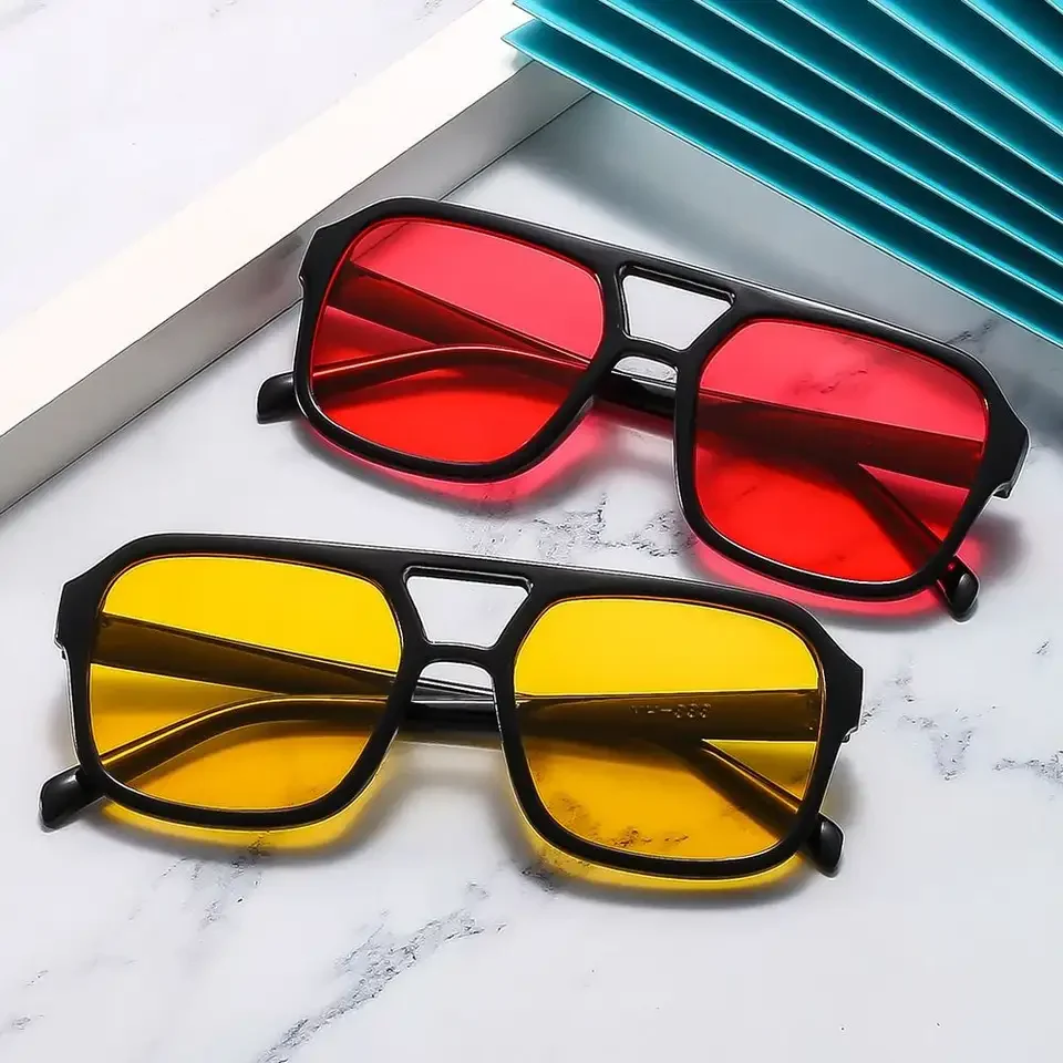 1PC Retro Square Aviation Sung - Women'S Fashion Of The 70S ulasan dan harga