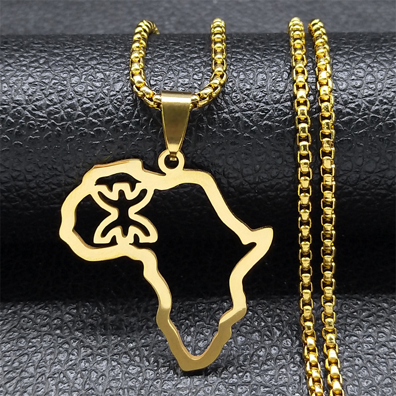 Africa Map Berber Amazigh Neck - Women'S Fashion Guide ulasan dan harga