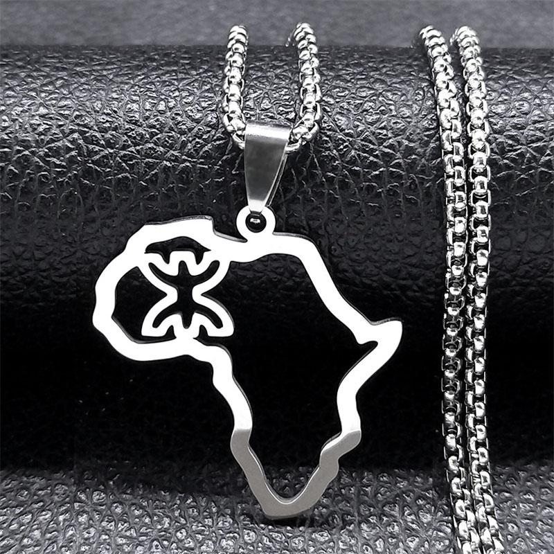 Africa Map Berber Amazigh Neck - Women'S Fashion Guide ulasan dan harga