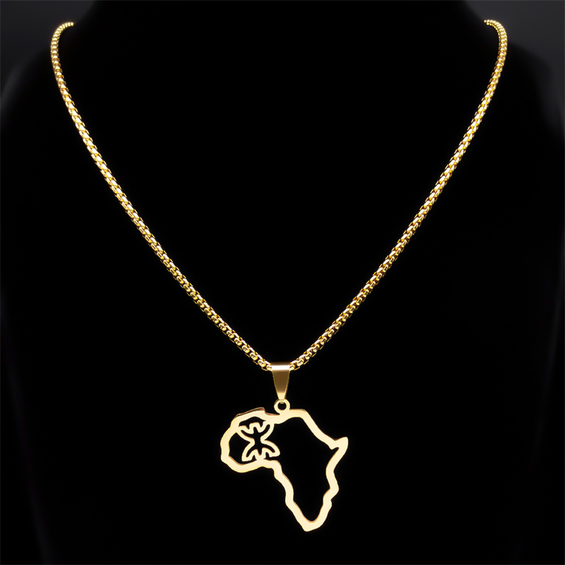 Africa Map Berber Amazigh Neck - Women'S Fashion Guide ulasan dan harga