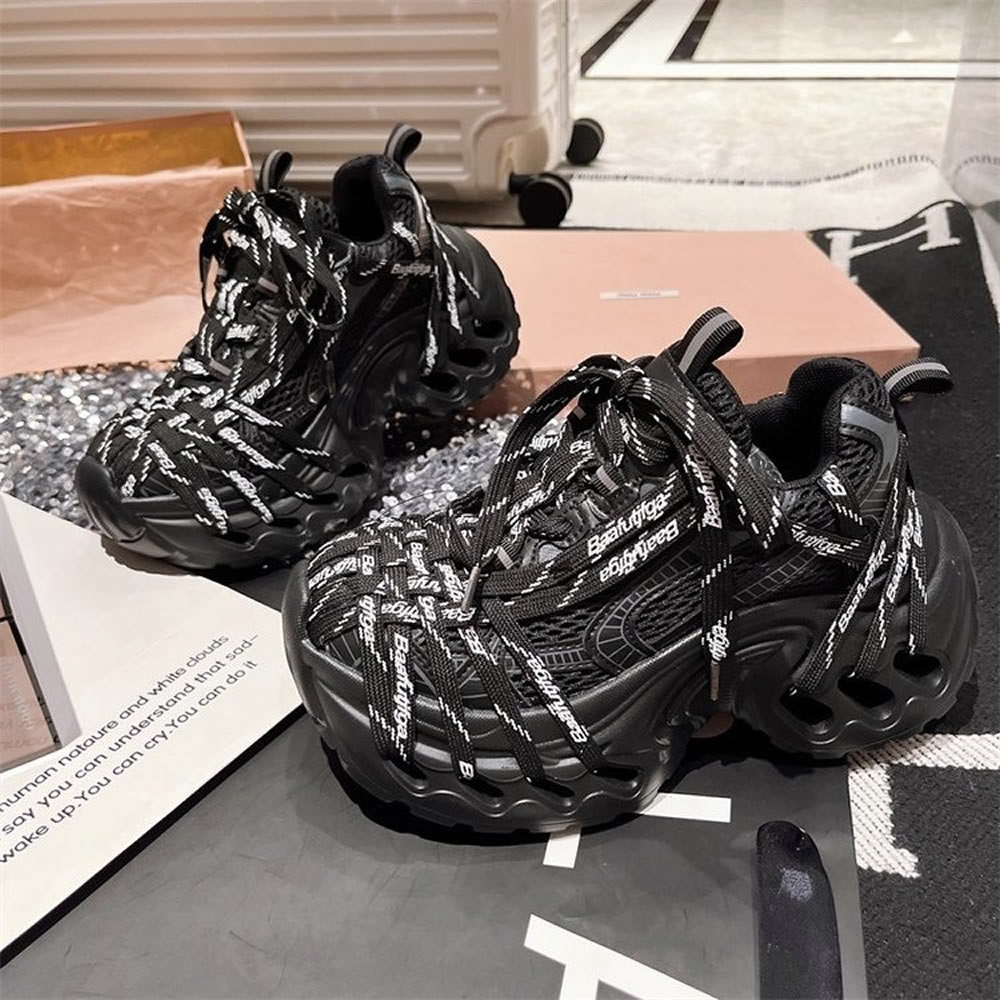 Women Chunky Sneakers Thick So - Women'S Fashion Show ulasan dan harga