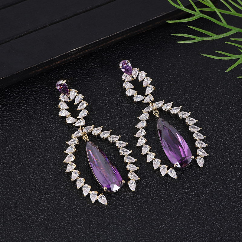 Luxury retro waterdrop cubic z - Women Fashion Uae ulasan dan harga