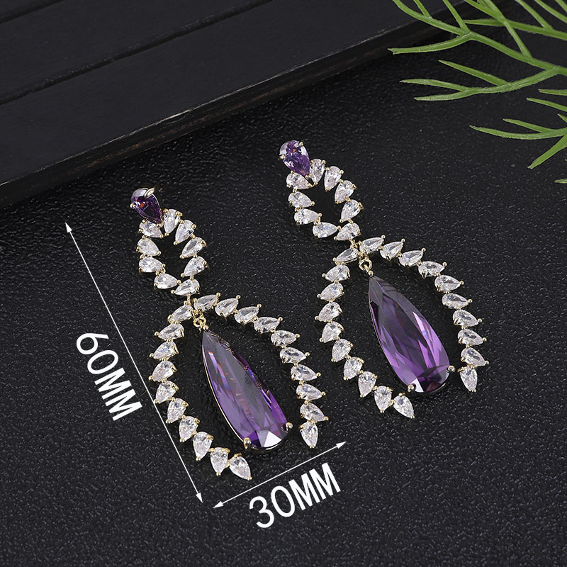 Luxury retro waterdrop cubic z - Women Fashion Uae ulasan dan harga