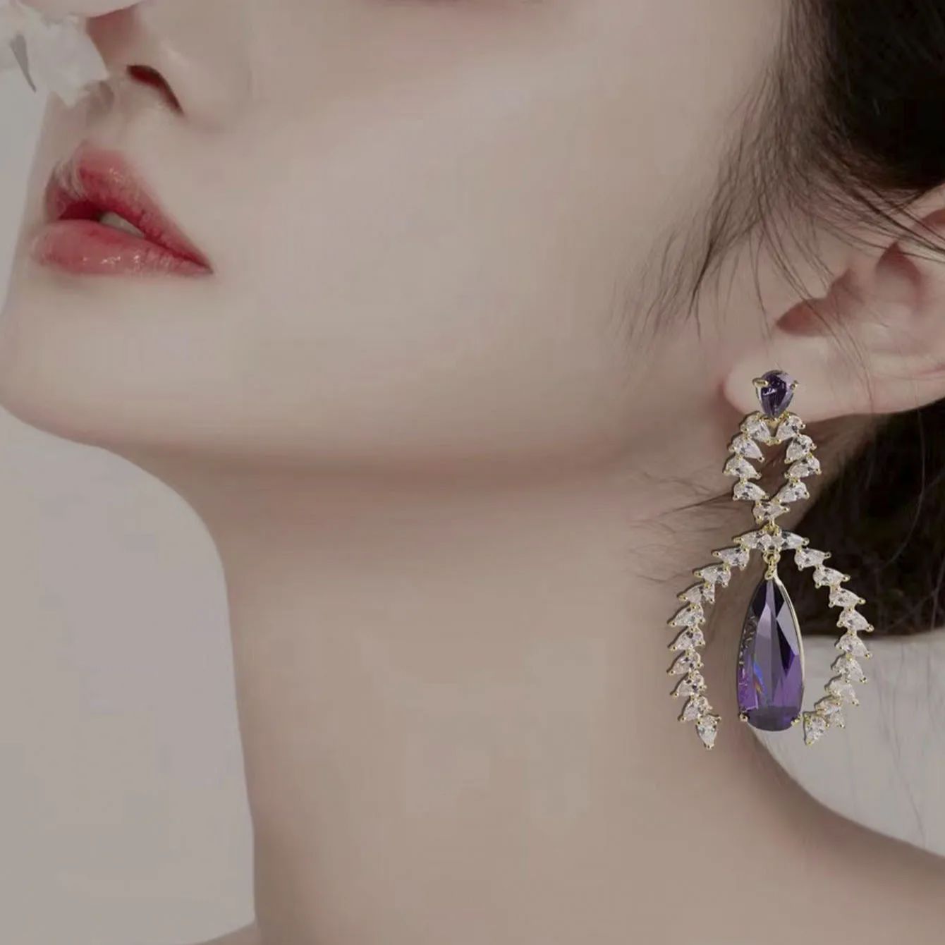 Luxury retro waterdrop cubic z - Women Fashion Uae ulasan dan harga