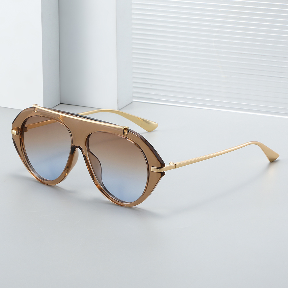 New Oversized Pilot Sunglasses - Women'S Fashion Of The 70S ulasan dan harga