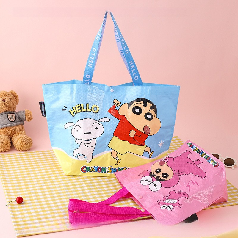 Crayon Shin-chan Cartoon Canva - Canvas Tote Bag ulasan dan harga