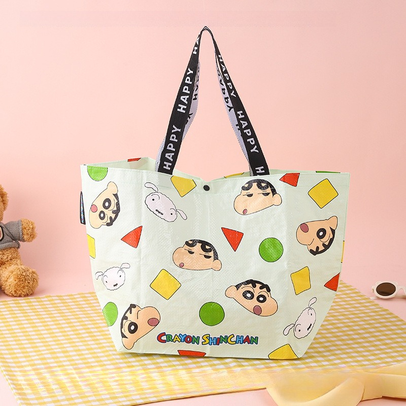 Crayon Shin-chan Cartoon Canva - Canvas Tote Bag ulasan dan harga