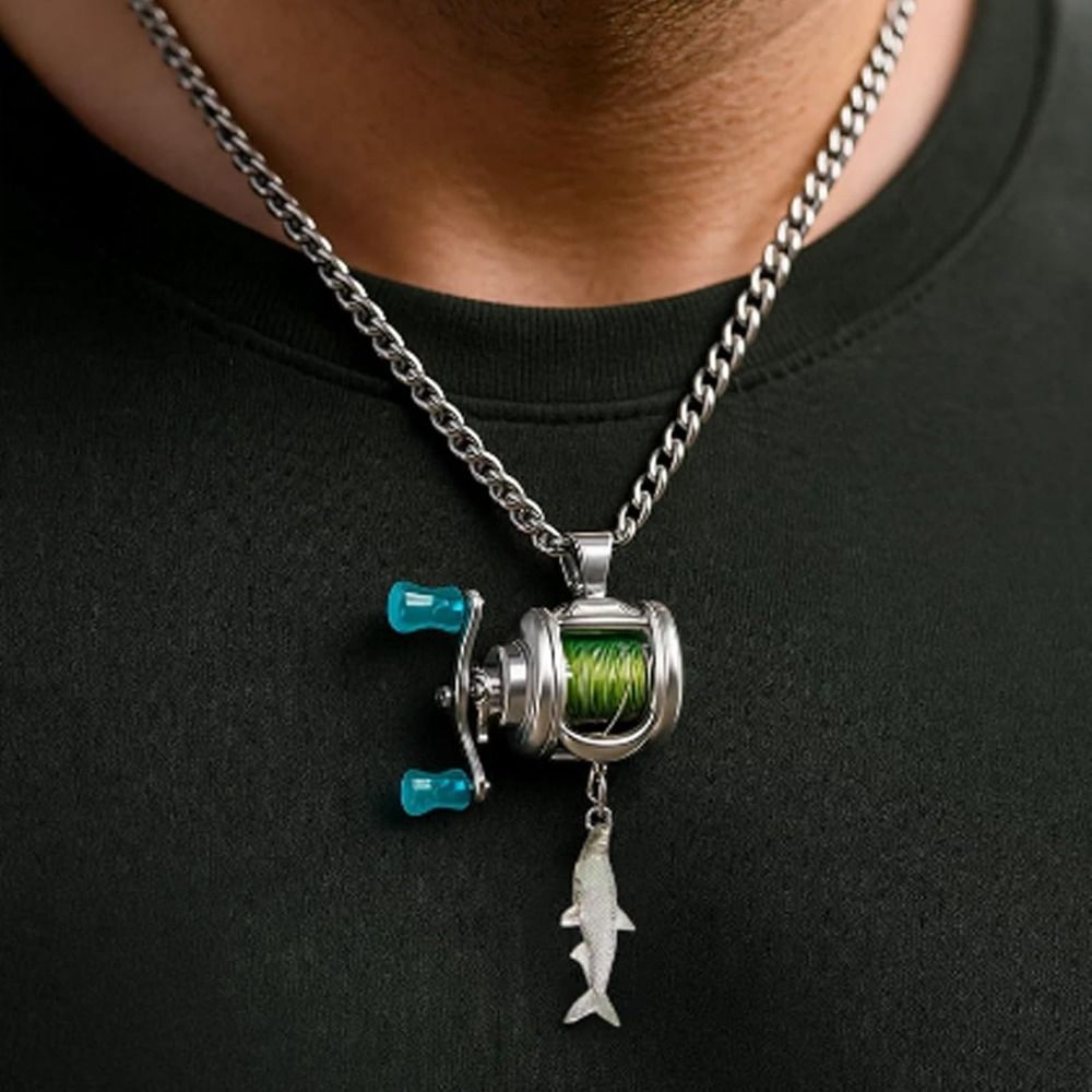 Mini Fishing Reel Necklace Fis - Women'S Fashion Guide ulasan dan harga