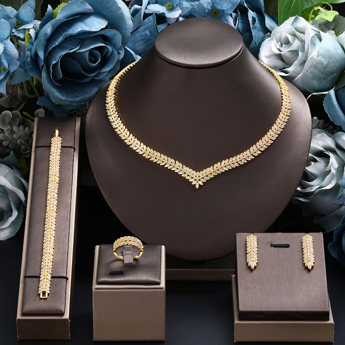 Fashion Gold Plated Dubai Jewe - Women Fashion Uae ulasan dan harga