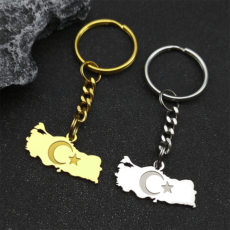 Ethnic Turkey Map Flag Keyring - Women'S Fashion Guide ulasan dan harga