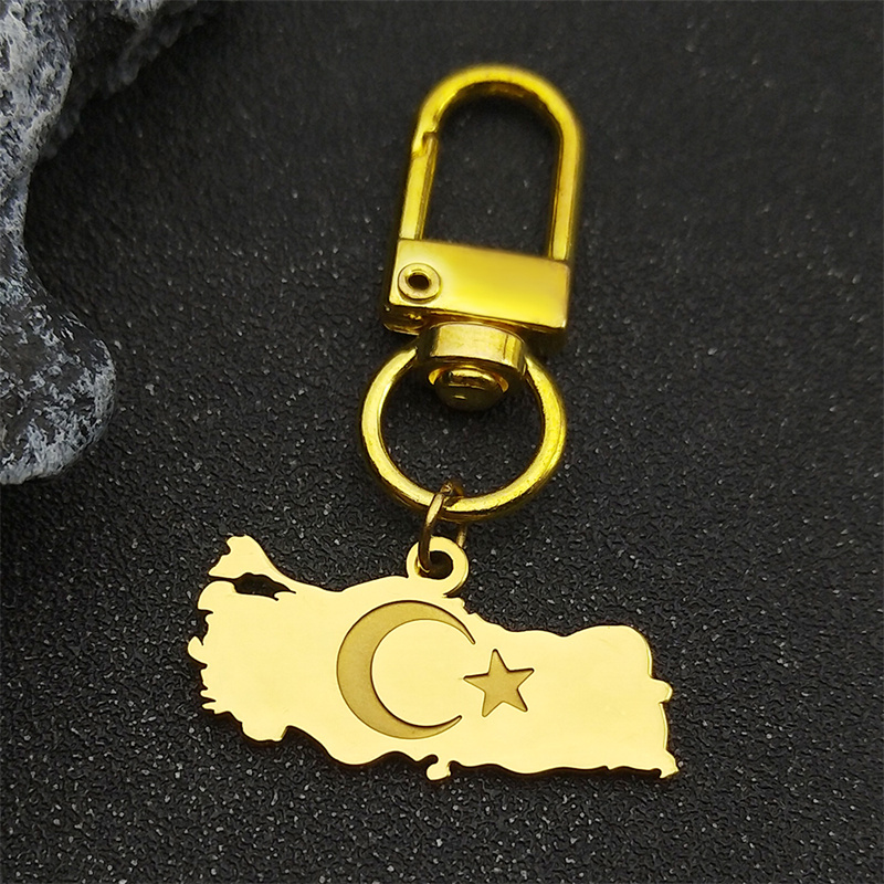 Ethnic Turkey Map Flag Keyring - Women'S Fashion Guide ulasan dan harga