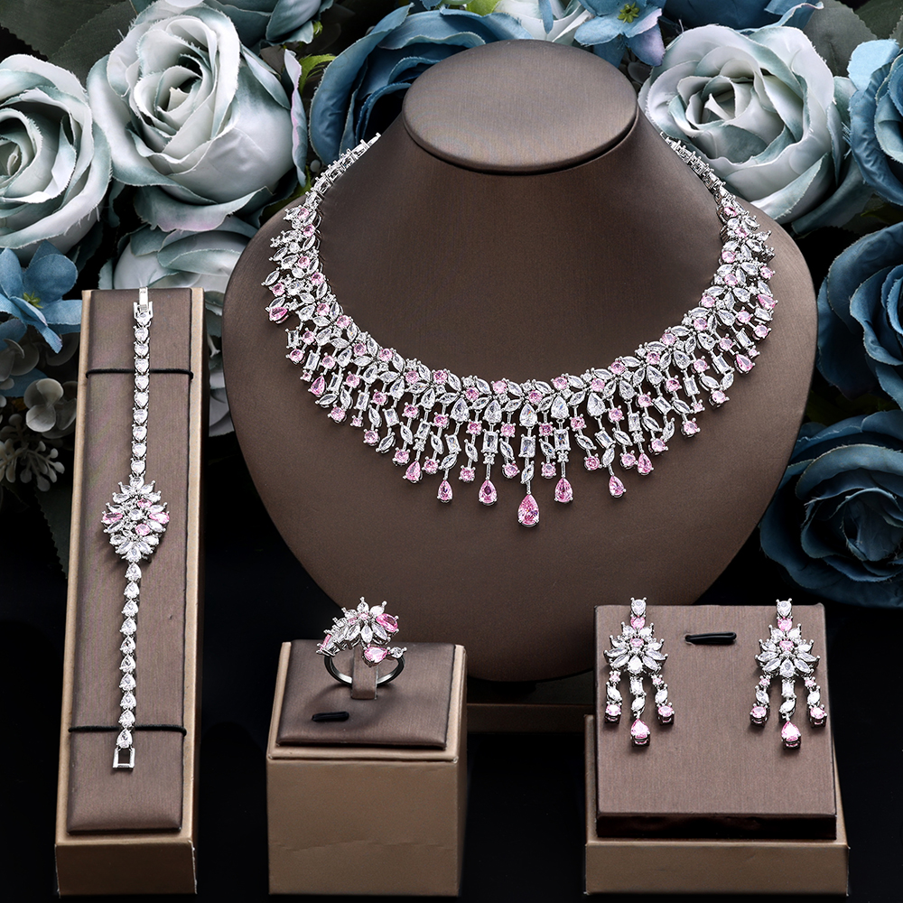 New Bridal Wedding Jewelry Set - Women Fashion Uae ulasan dan harga