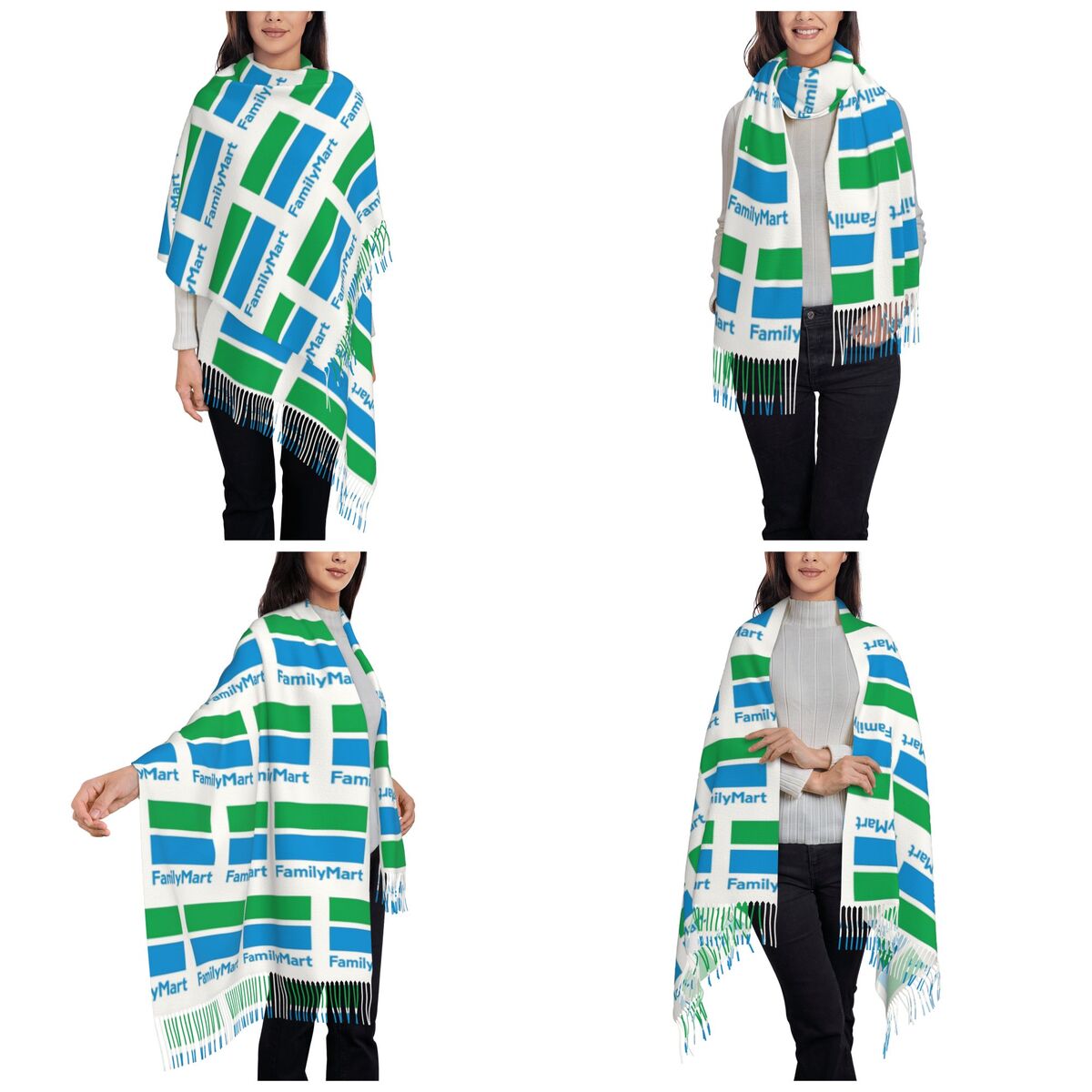 Family Mart Scarf Tassel Scarv - Women'S Fashion Mart ulasan dan harga